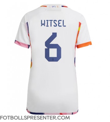 Belgien Axel Witsel #6 Borta Matchtröja Dam VM 2022 Kortärmad